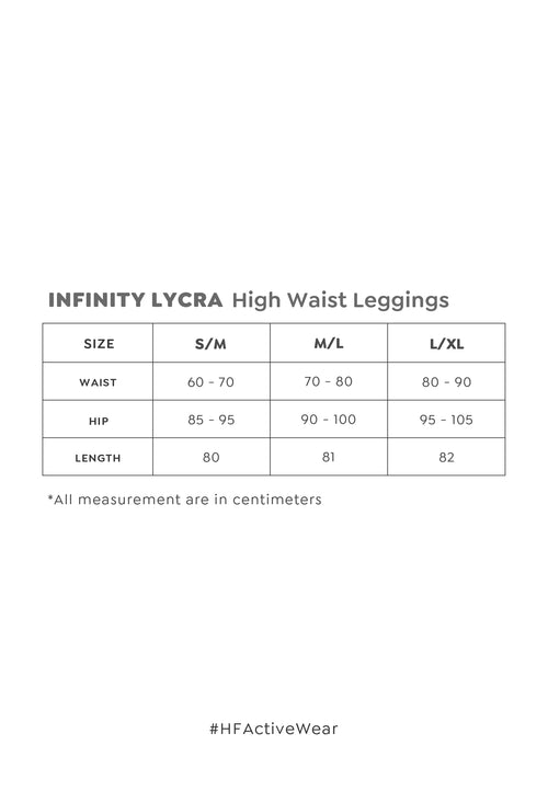 HAPPYFIT Infinity Lycra High Waist Leggings
