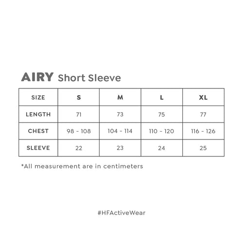 HAPPYFIT Shirt Short Sleeve Airy