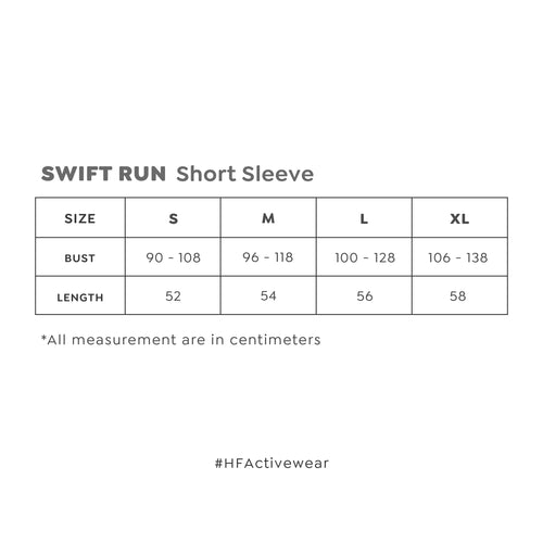 HAPPYFIT Swift Run Short Sleeve