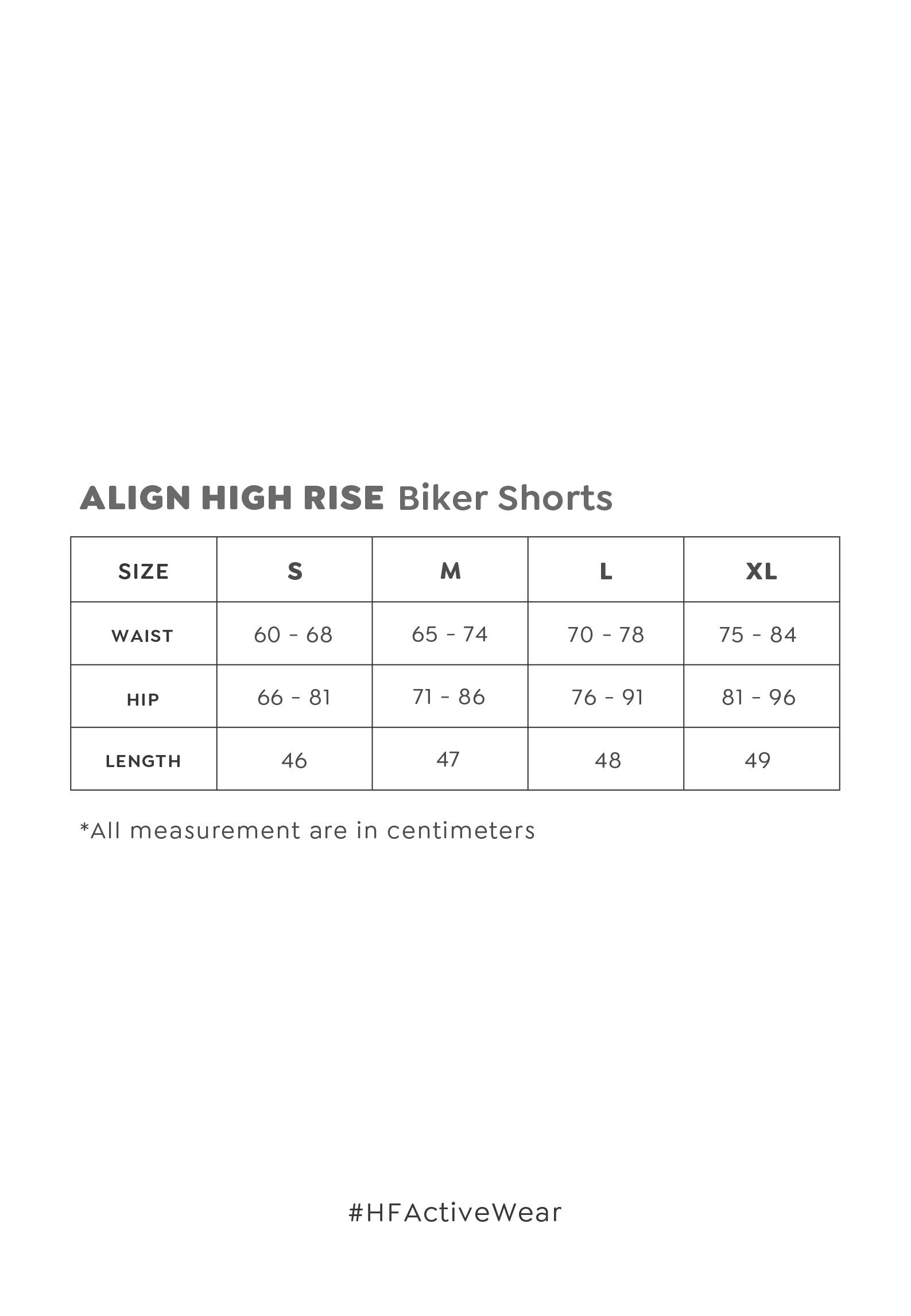 HAPPYFIT Align High Rise Biker Shorts