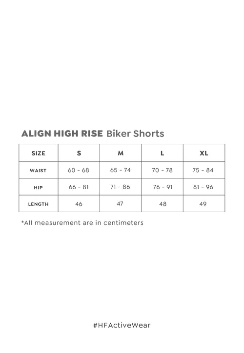 HAPPYFIT Align High Rise Biker Shorts
