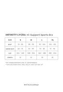 HAPPYFIT Infinity Lycra High Support Sports Bra