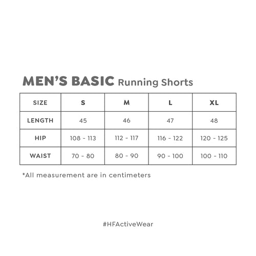 HAPPYFIT Men's Basic Running Short