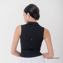 HAPPYFIT Sleeveless Polo Bra Top