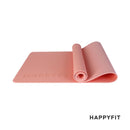 HAPPYFIT [Free Strap] Yoga Mat Tpe Eco Friendly 6mm