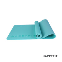 HAPPYFIT [Free Strap] Yoga Mat Tpe Eco Friendly 6mm