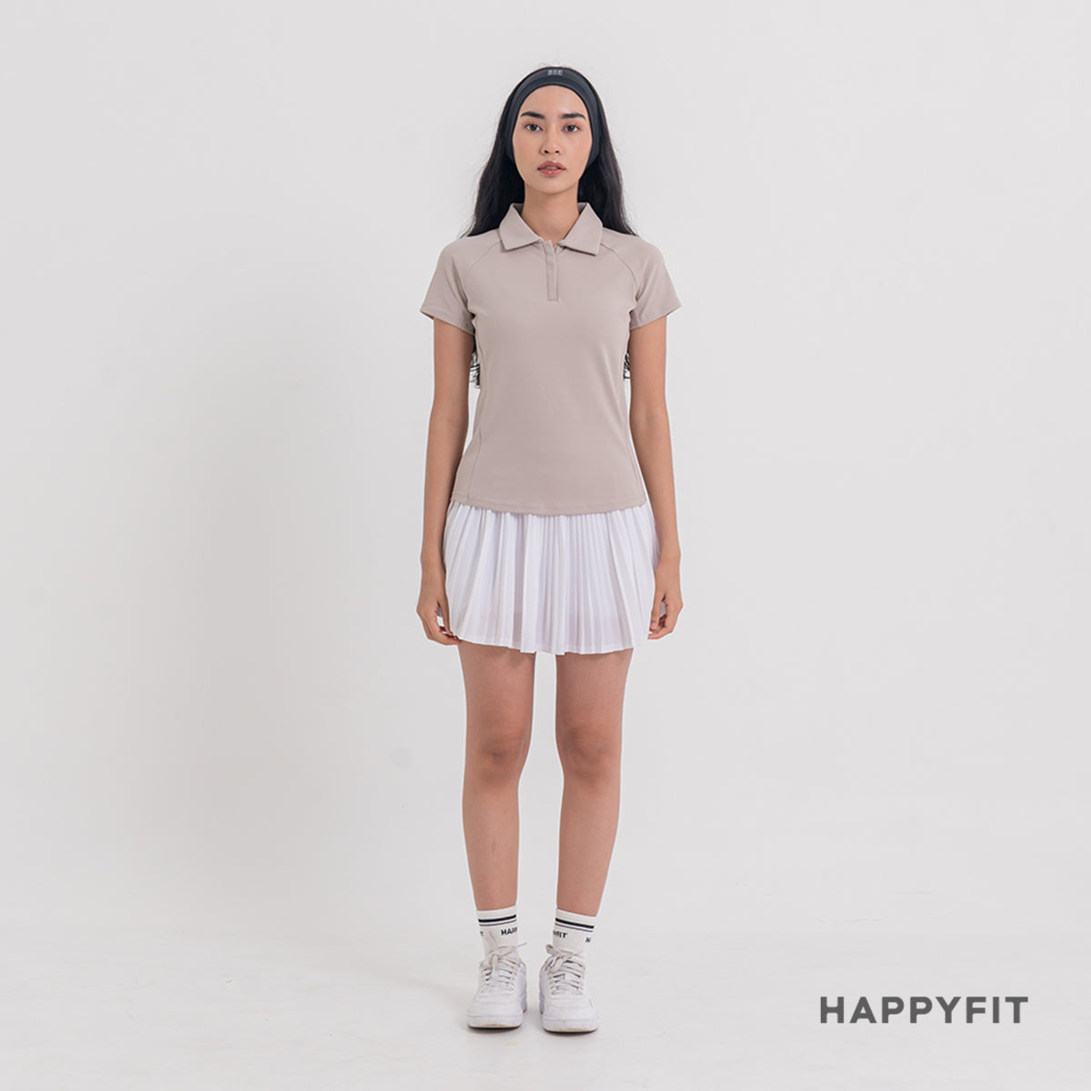 HAPPYFIT Women Swift Polo Top