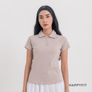 HAPPYFIT Women Swift Polo Top