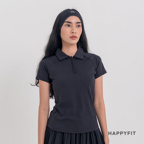 HAPPYFIT Women Swift Polo Top