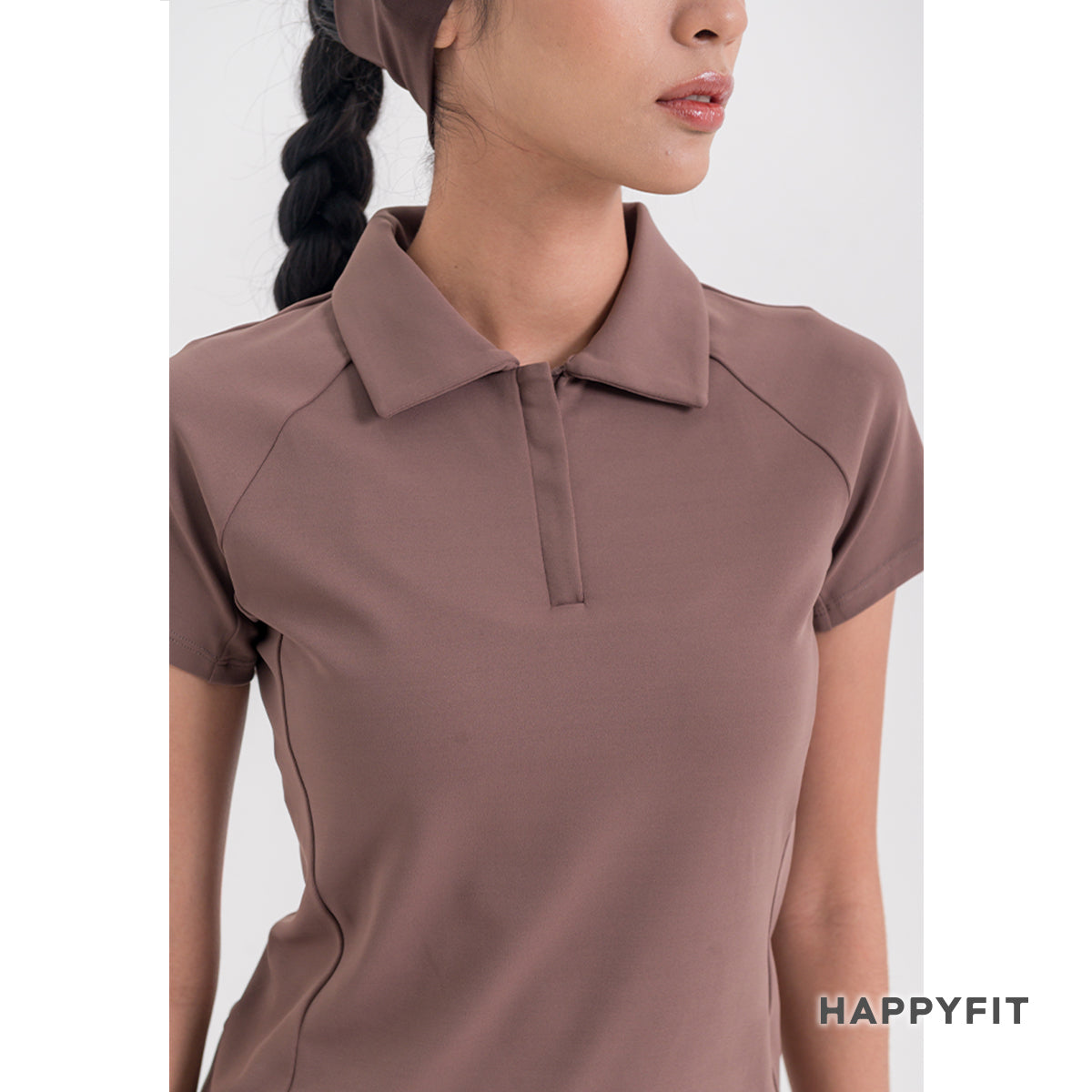 HAPPYFIT Women Swift Polo Top