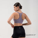 Happyfit Zip Front High Support Sports Bra / Bra Olahraga Wanita