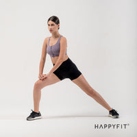 HAPPYFIT Zip Front High Support Sports Bra