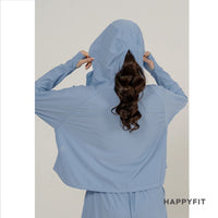 HAPPYFIT Uv Protection Crop Jacket Cloudy Comfort