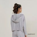 HAPPYFIT Uv Protection Crop Jacket Cloudy Comfort