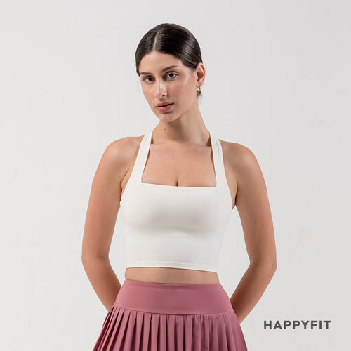 HAPPYFIT - Criss Cross Longline Sports Bra