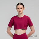 HAPPYFIT - Day to Day Cropped Tee