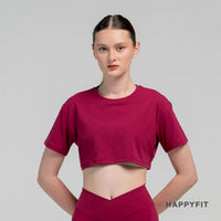 HAPPYFIT - Day to Day Cropped Tee