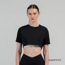HAPPYFIT - Day to Day Cropped Tee