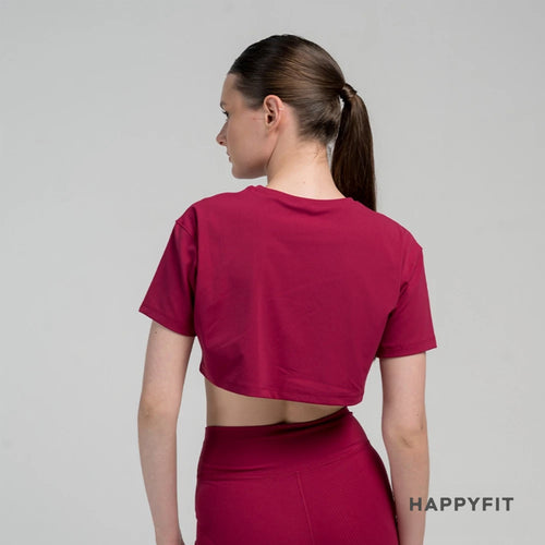 HAPPYFIT - Day to Day Cropped Tee