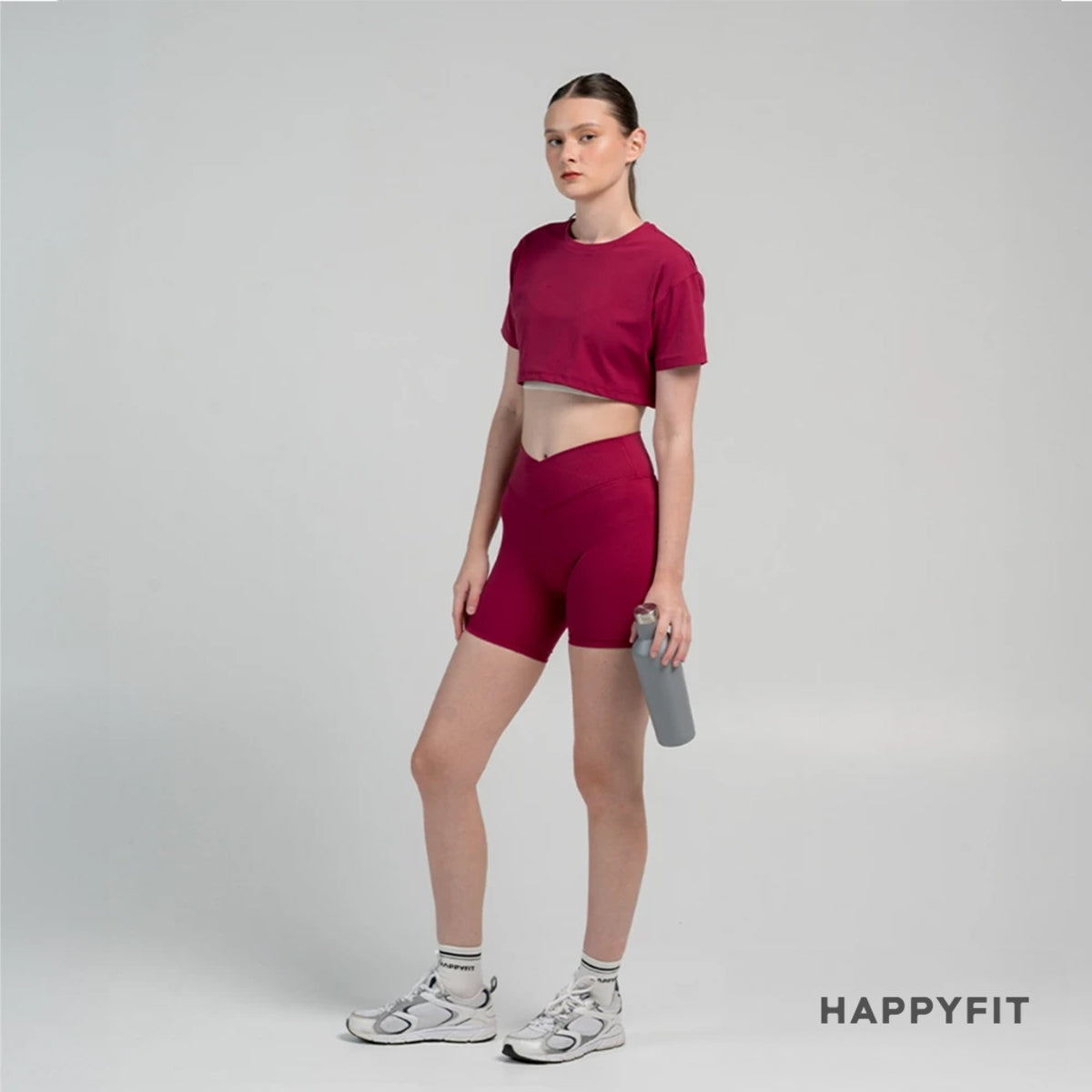 HAPPYFIT - Day to Day Cropped Tee
