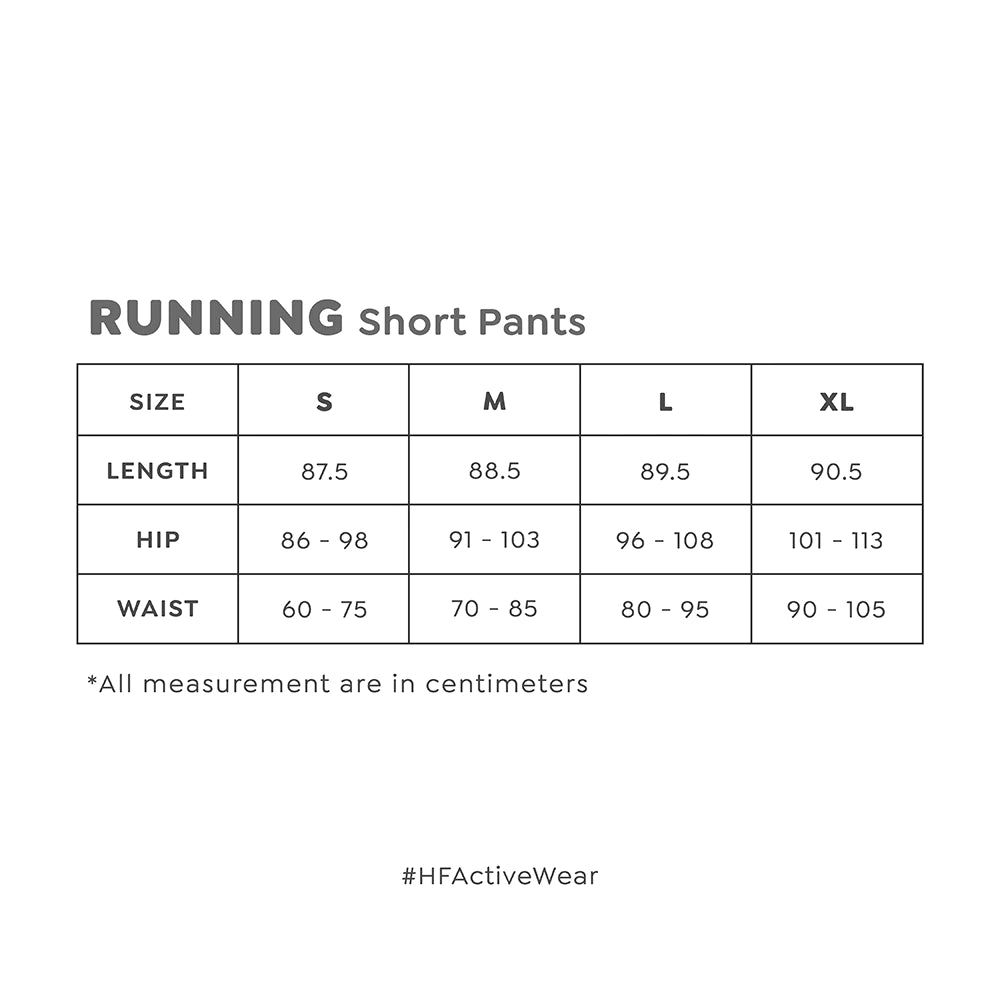 HAPPYFIT Legging Running Short Pants