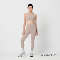 HAPPYFIT Unisex Half Crew Socks (Free Size) / Kaos Kaki Olahraga