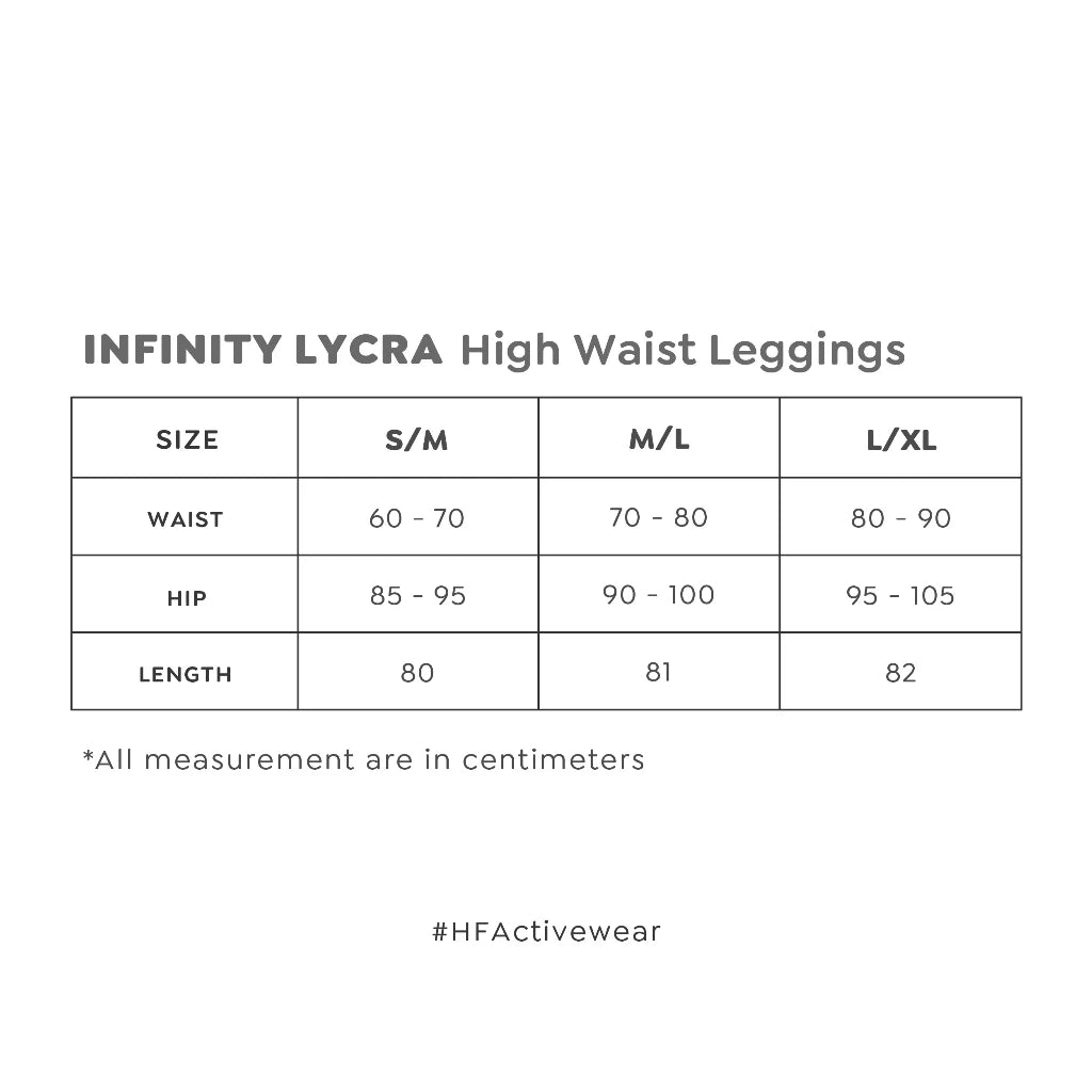 HAPPYFIT Infinity Lycra High Waist Leggings