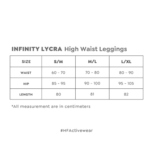 HAPPYFIT Infinity Lycra High Waist Leggings