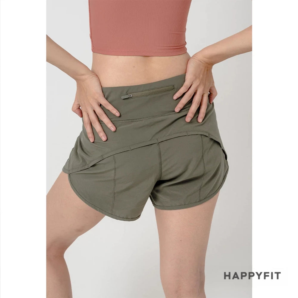 HAPPYFIT Rush & Run Mid Short Pants