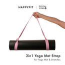 HAPPYFIT Dual Function Yoga Strap Cotton