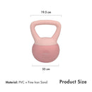 HAPPYFIT SOFT KETTLEBELL 4KG - PINK