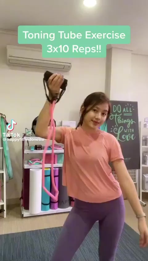 HAPPYFIT Toning Tube With Handle