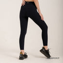 HAPPYFIT Ribbed Mid High Waist Leggings
