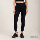 HAPPYFIT Ribbed Mid High Waist Leggings