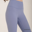 HAPPYFIT Ribbed Mid High Waist Leggings