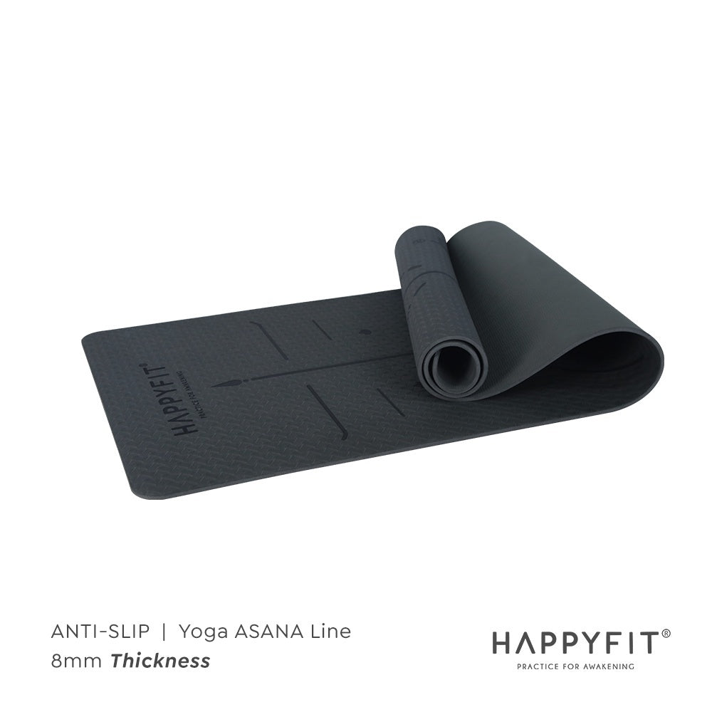 Bundle Yoga TPE 8mm (Black) + 2 Block Monochrome