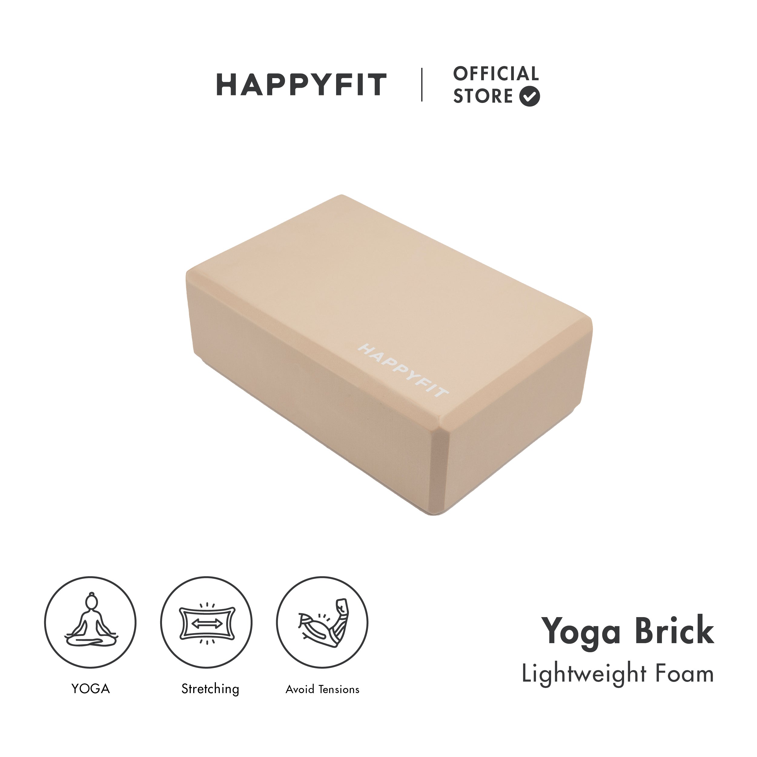 HAPPYFIT Yoga Block