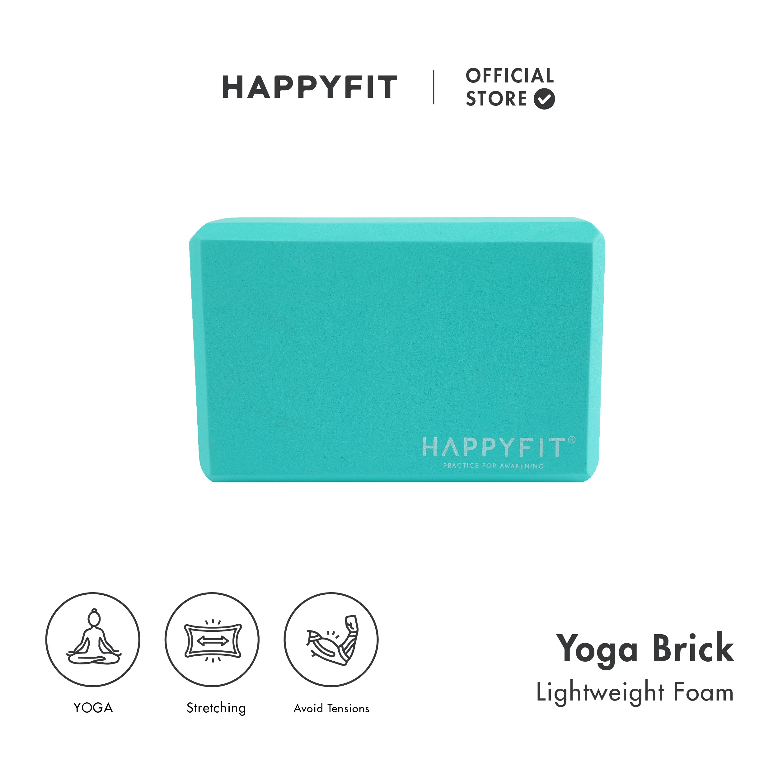HAPPYFIT Yoga Block