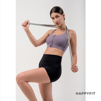 HAPPYFIT Zip Front High Support Sports Bra
